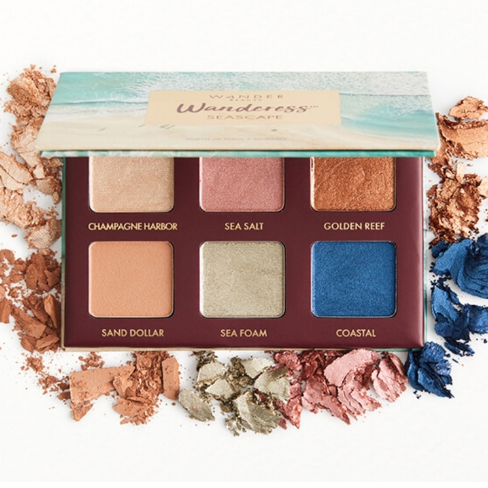 NIB WANDER BEAUTY WANDERESS SEASCAPE EYESHADOW PAL